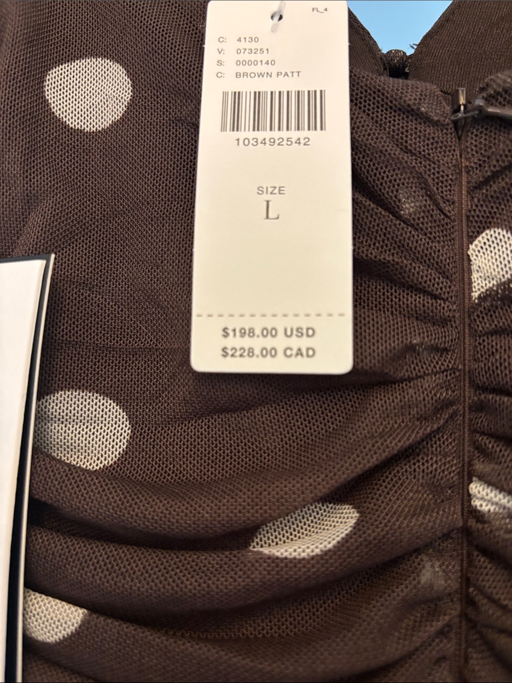 En Saison Brown Polka Dot Maxi Dress Anthropologie - Picture 9 of 9